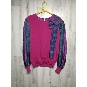 Vintage 90's Anthony Sicari Pink Sweater Size 16